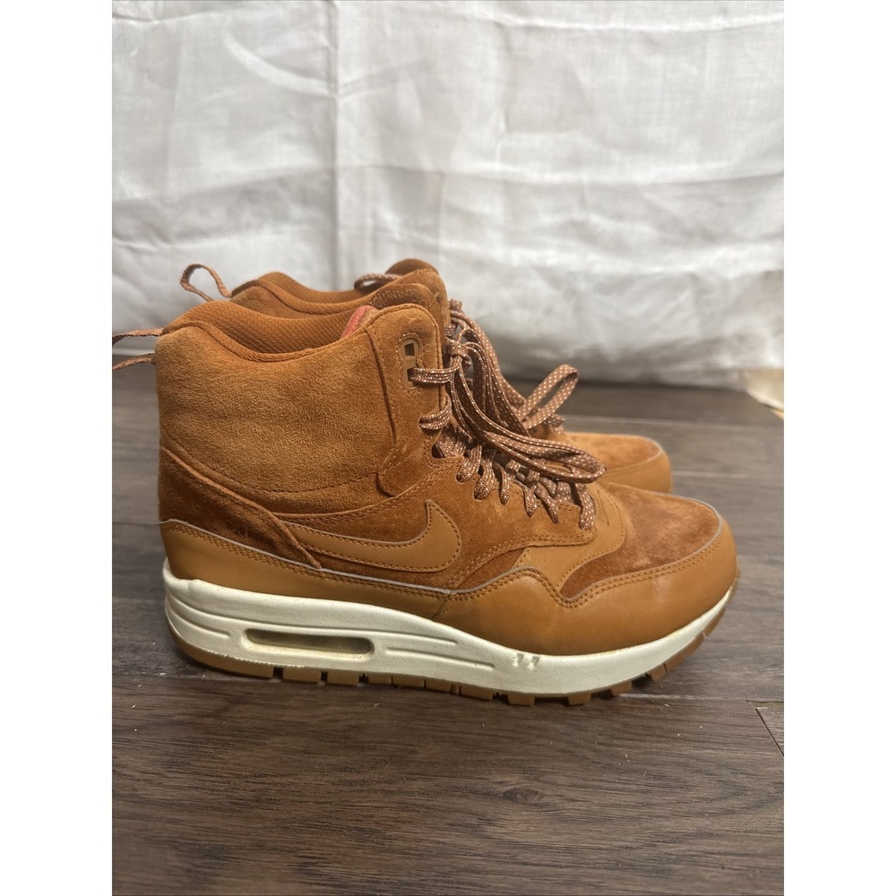 Nike Air Max 1‎ Mid Womens Shoes Tawny Gum SZ 9.5